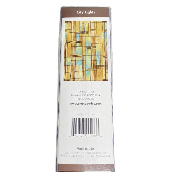 24 in. x 36 in. City Lights Decorative Window Film