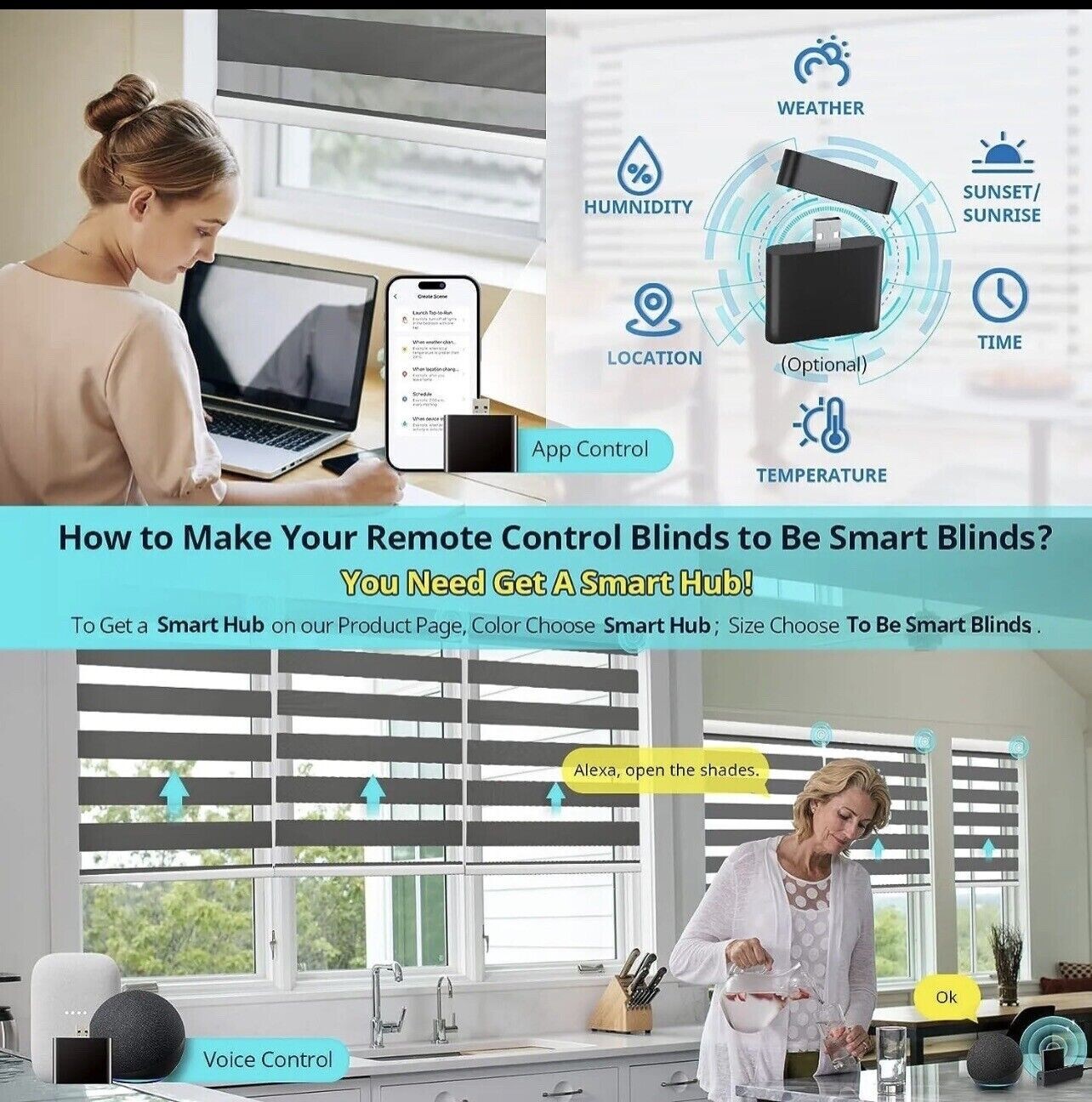 Zebra Design Roller Window Shades, Motorized-Remote, Privacy Blinds 34×72