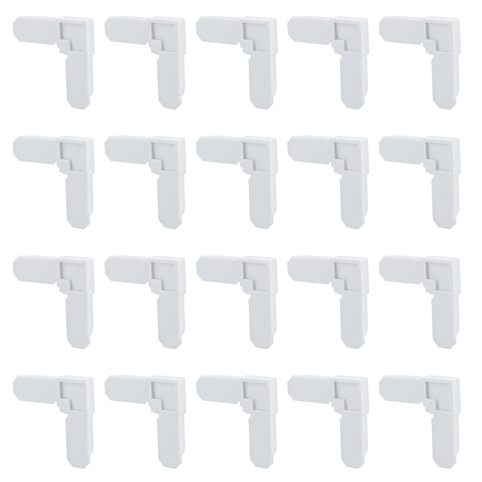 Screen Frame Corner Replacement 5/16 in x 3/4 in. x in., White