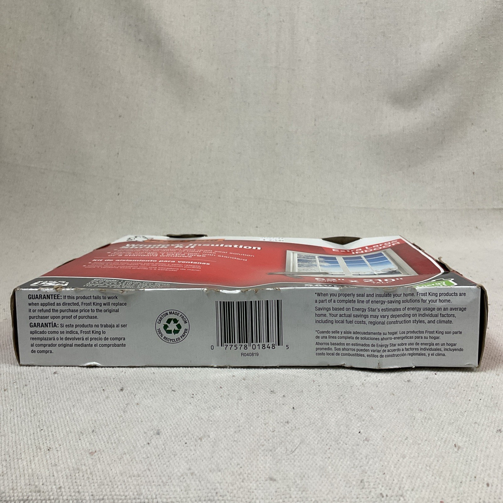 Frost King Extra Large Window Insulation Shrink Kit *Indoor* 62″ x 210″ #V75