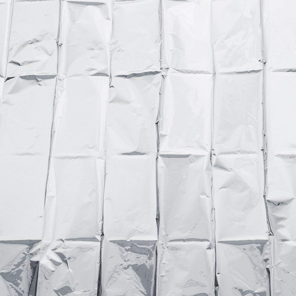 6 Pack High Silver Reflective Mylar Film, Garden Greenhouse Covering Foil