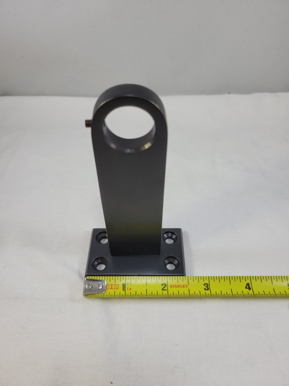 Set of 2Restoration Hardware Montaigne End Brackets Small Black for 1/4 in Rods