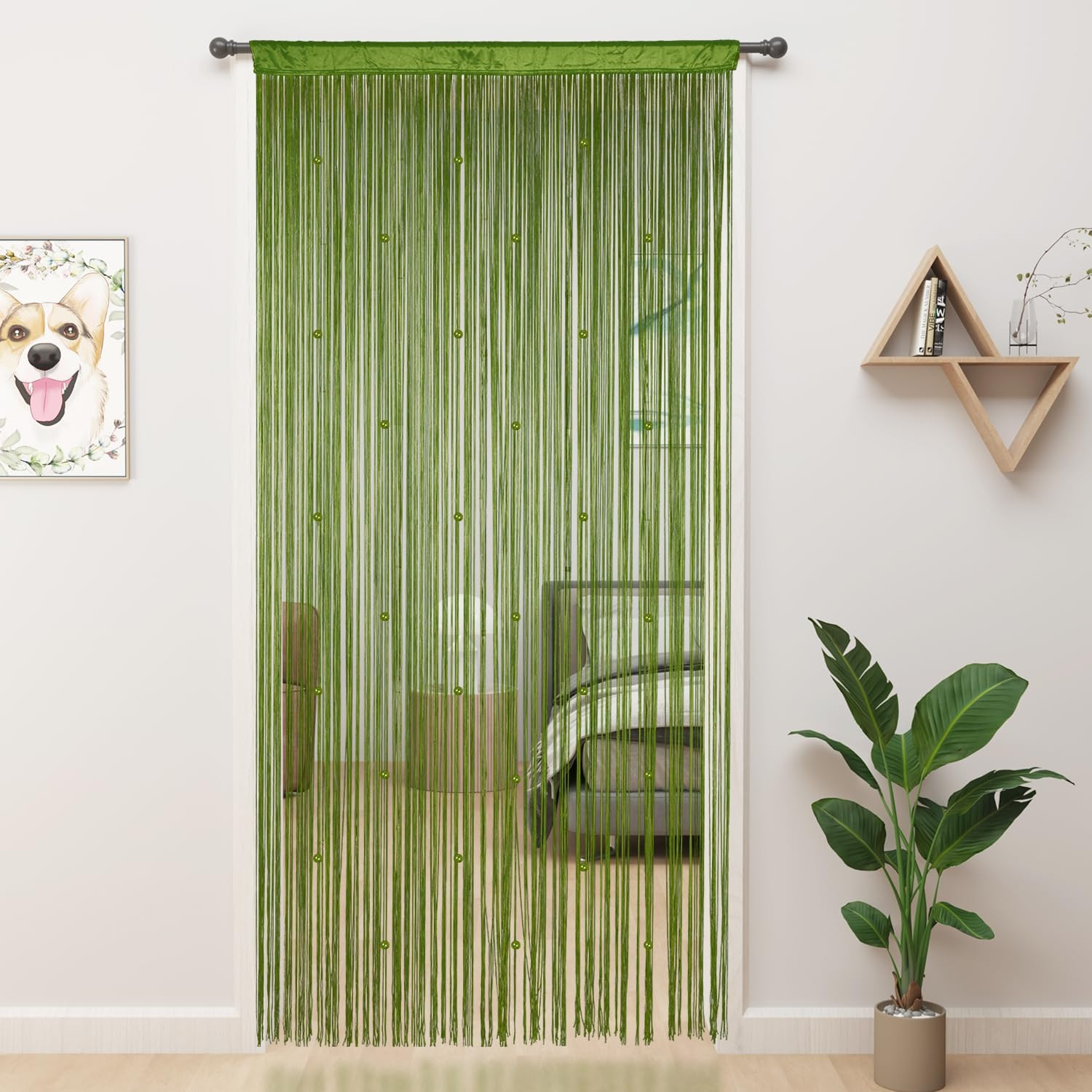 Beaded Curtain Beaded Curtains for Doorways Crystals Suitable for Interior Decor