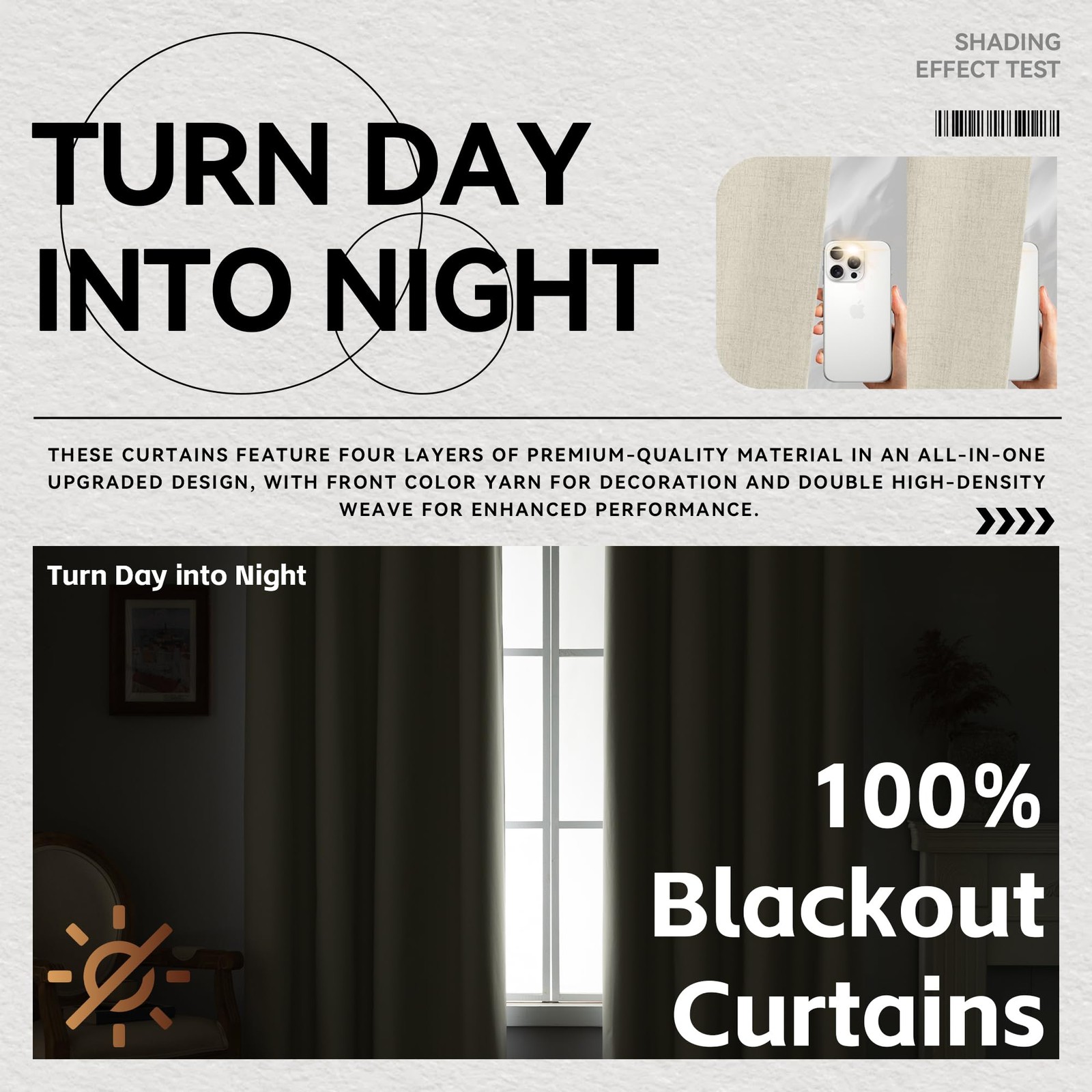 Fire Retardant Fluorine Free NFPA701 Standard Curtains 84 inches 2 Panels 100…