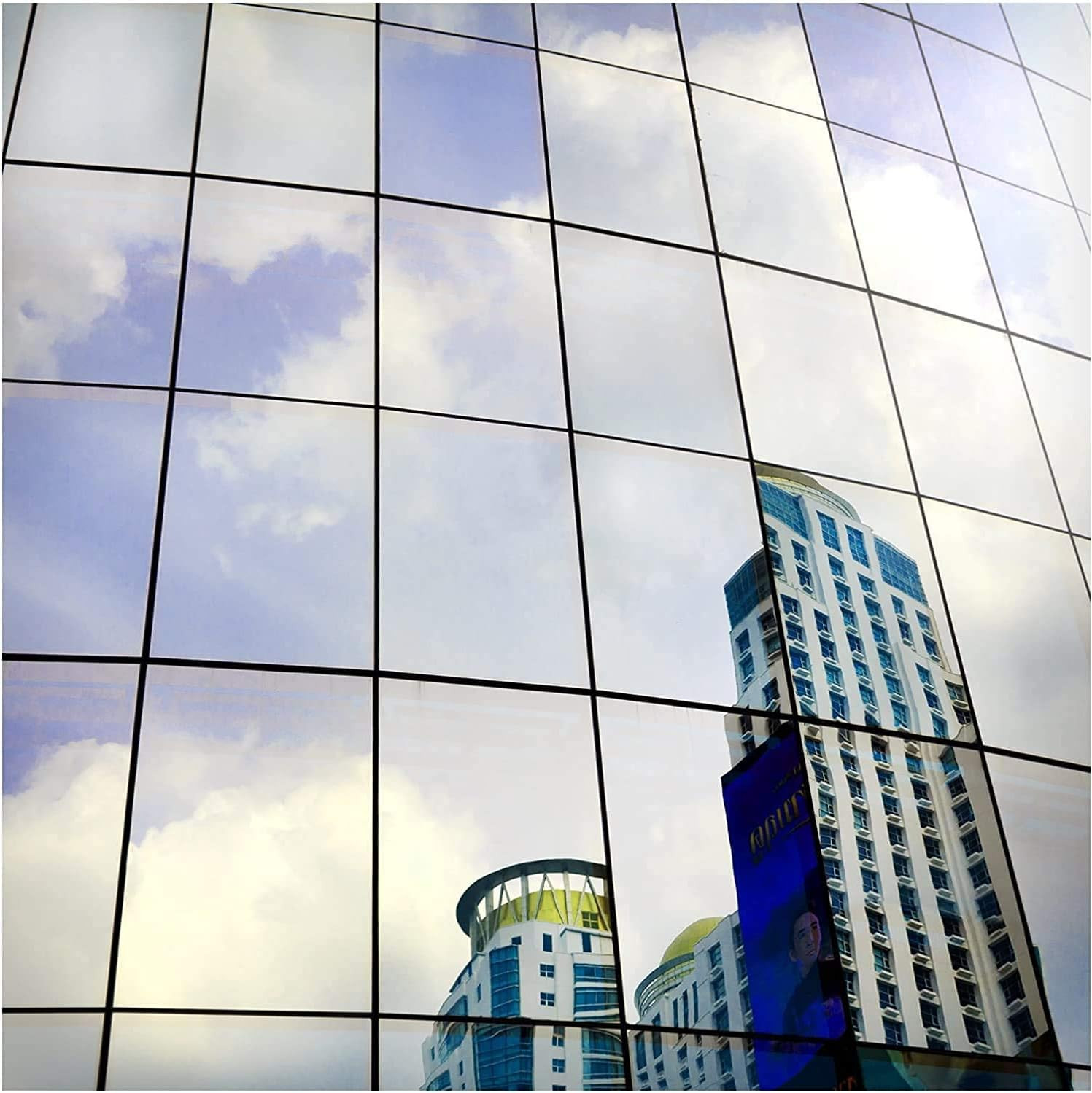 One Way Mirror Window Film – Daytime Privacy Silver 60″x25′ Roll