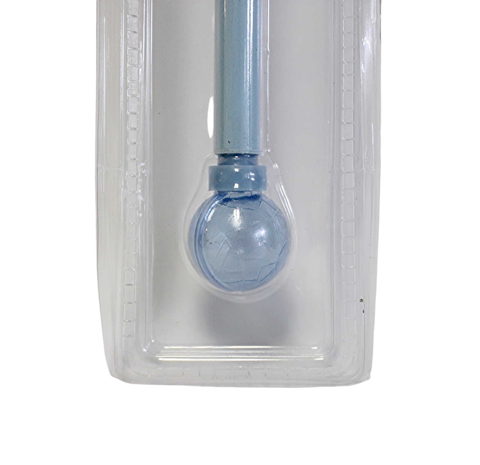 Complete Drapery Curtain Rod Set 1/2″ Diameter Blue Size 28-48 inches
