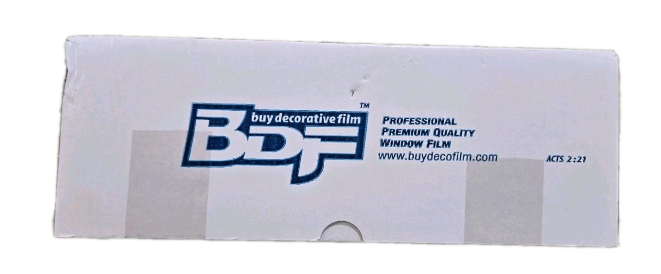 BDF Professional Premium Window Film NA05 Black Sun Control 12″ × 50′ NEW Dark