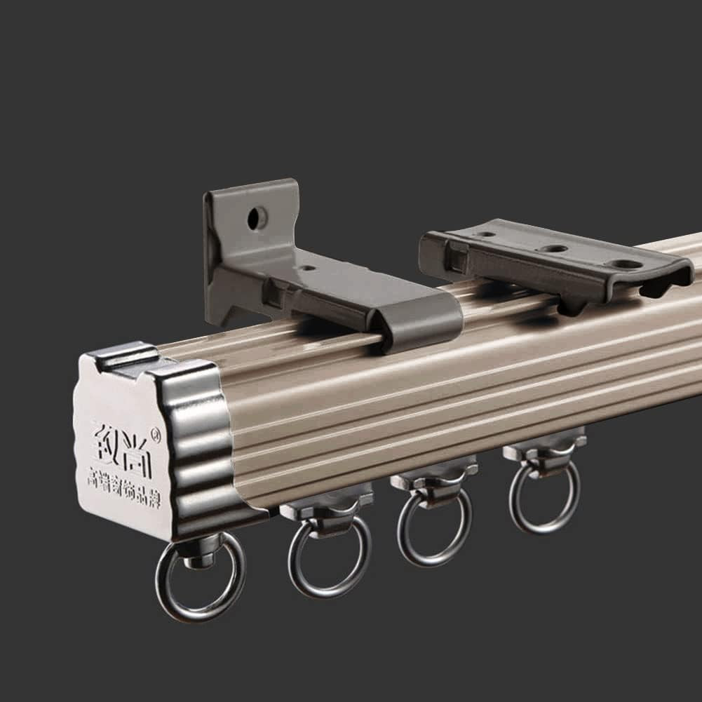 Curtain Single Tracks Ceiling or Wall Mounting Heavy-Duty Curtain Rails for Livi