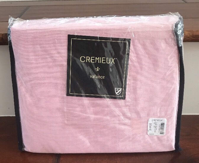 Cremieux Classic Oxford Cotton Window Valance 18 X 96