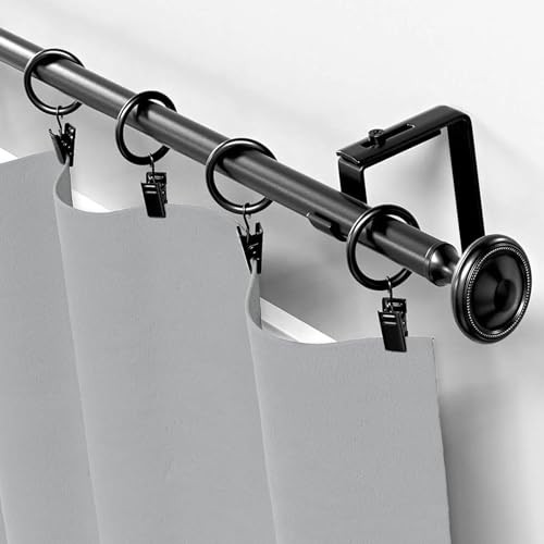 Curtain Rings with Clips, Curtain Hooks for Drapes, Curtain Clips with 26 PCS