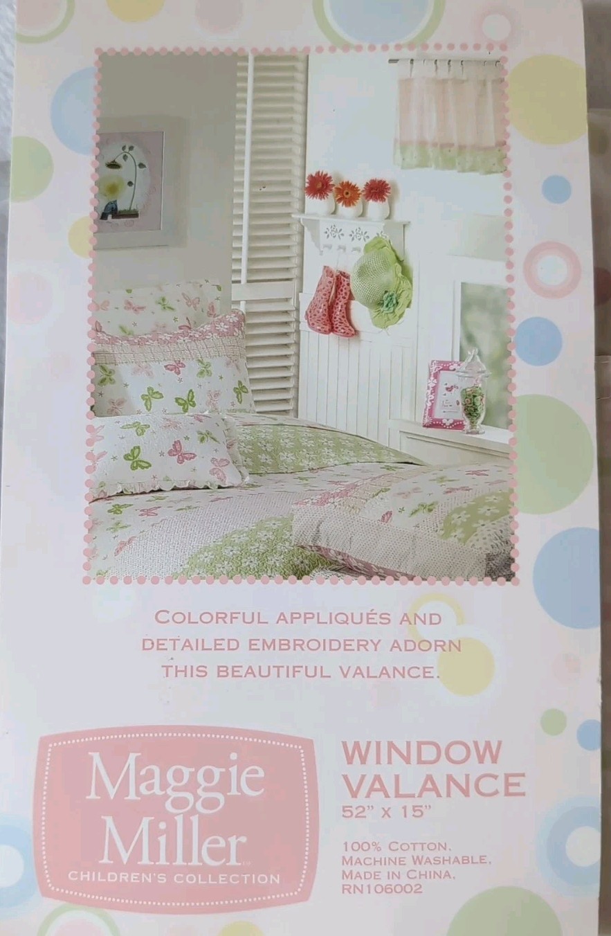 Window Wallace For Baby Kids Girls Room Pink Lime Curtain Decoration For Window