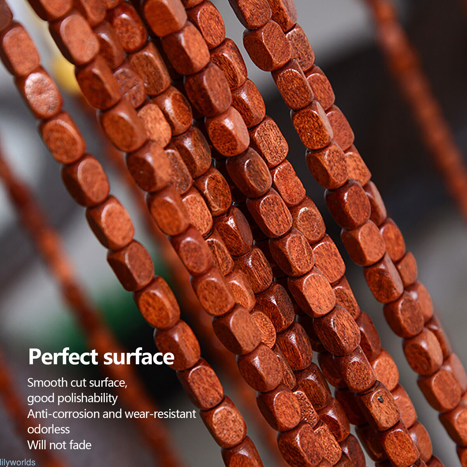 Bamboo Bead Curtain String Door Curtains Beaded Wooden Curtain fit for Doorway