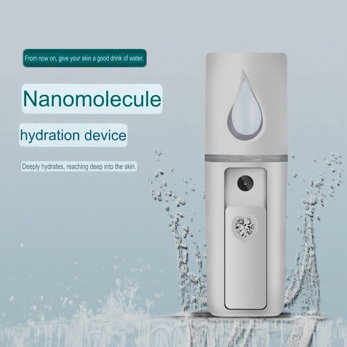 Portable Nano Facial Mister Mini Facial Steamer Atomization Eyelash Extension