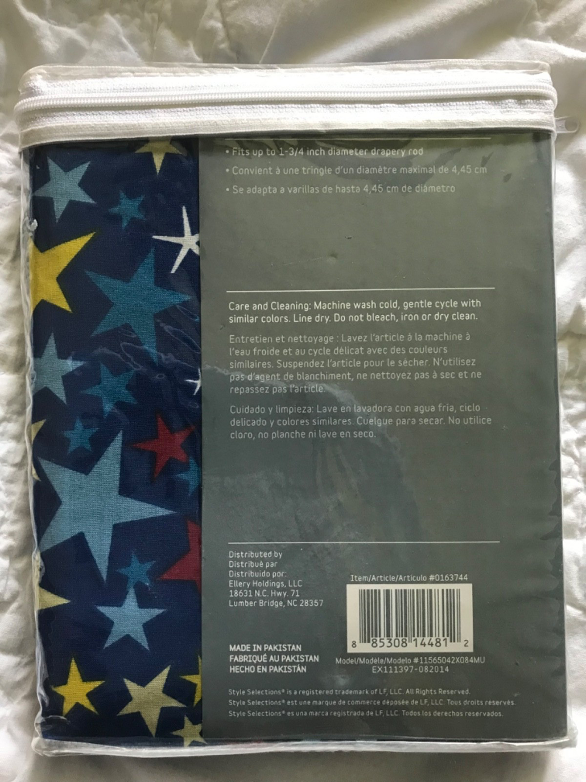 Glow-in -the -dark stars window panel 84”, new