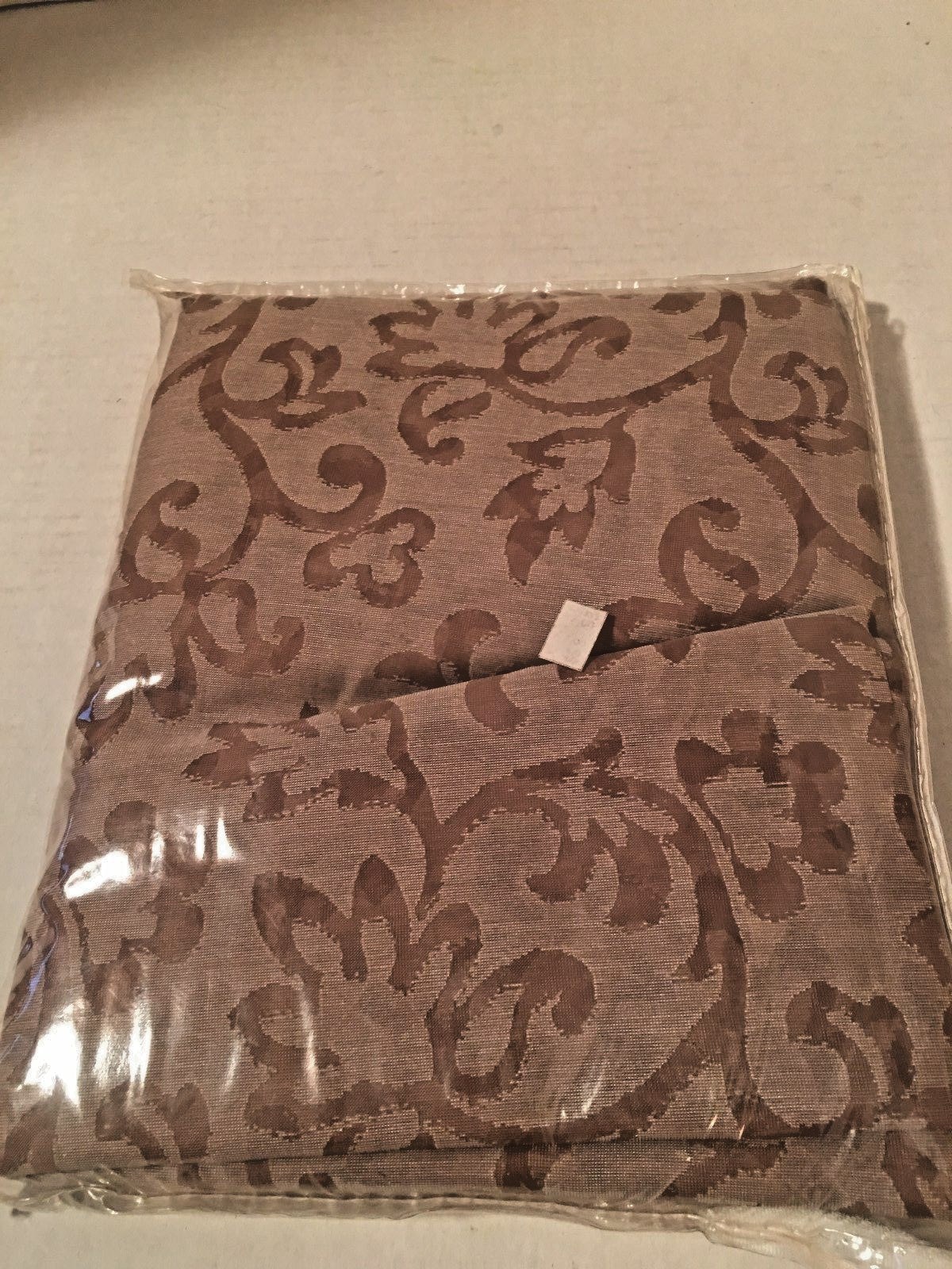 Waverly Sheer Panel 60″ Wide X 84″ Long Brown Drapes
