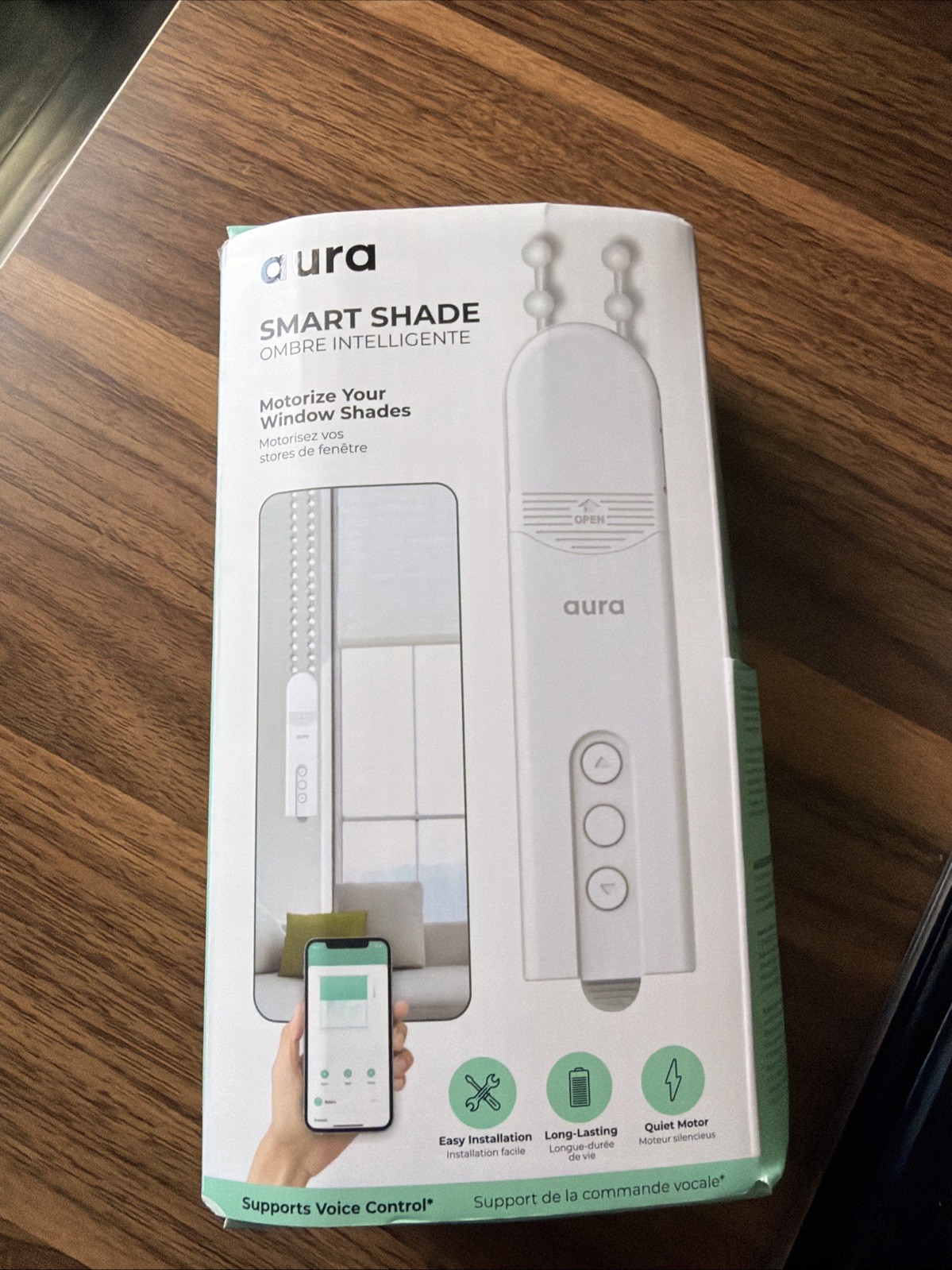 Aura Roller Smart Shade Driver, Remote Control & WiFi Dongle | Automate Existing