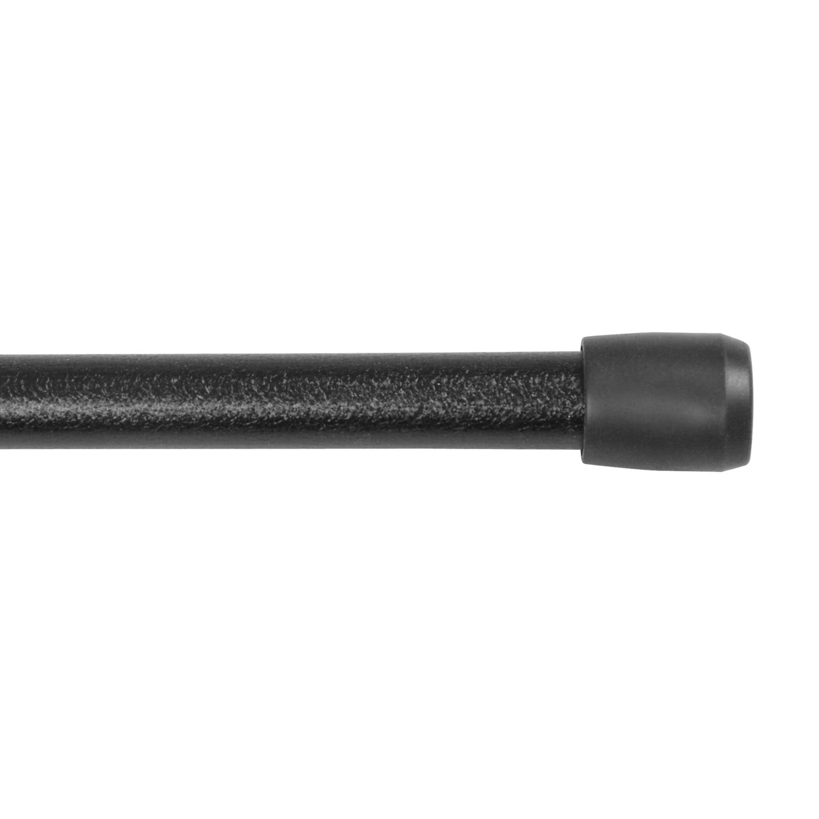 Kenney Strafford 28 In. To 48 In. 7/16 In. Spring Tension Rod, Black – 4 Pack