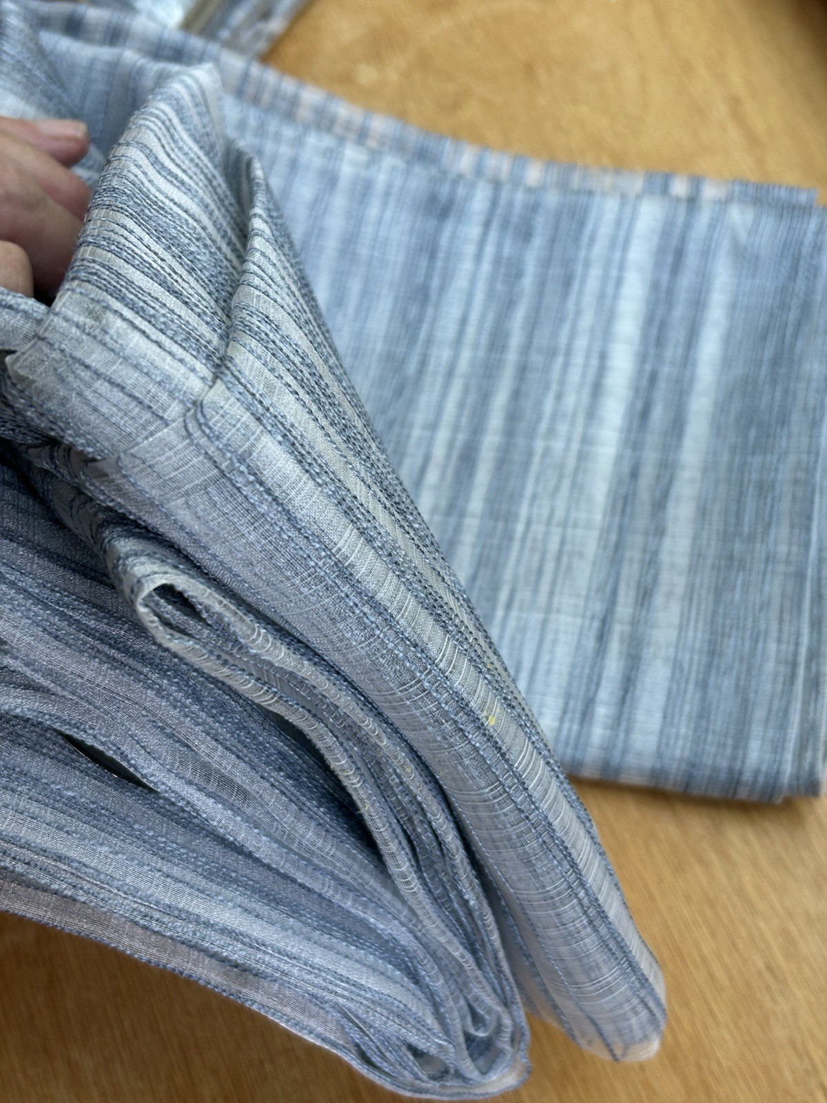 Bryce Blue 2 Grommet Curtain Panels New Open Box Sheer 54 X 84 Ea