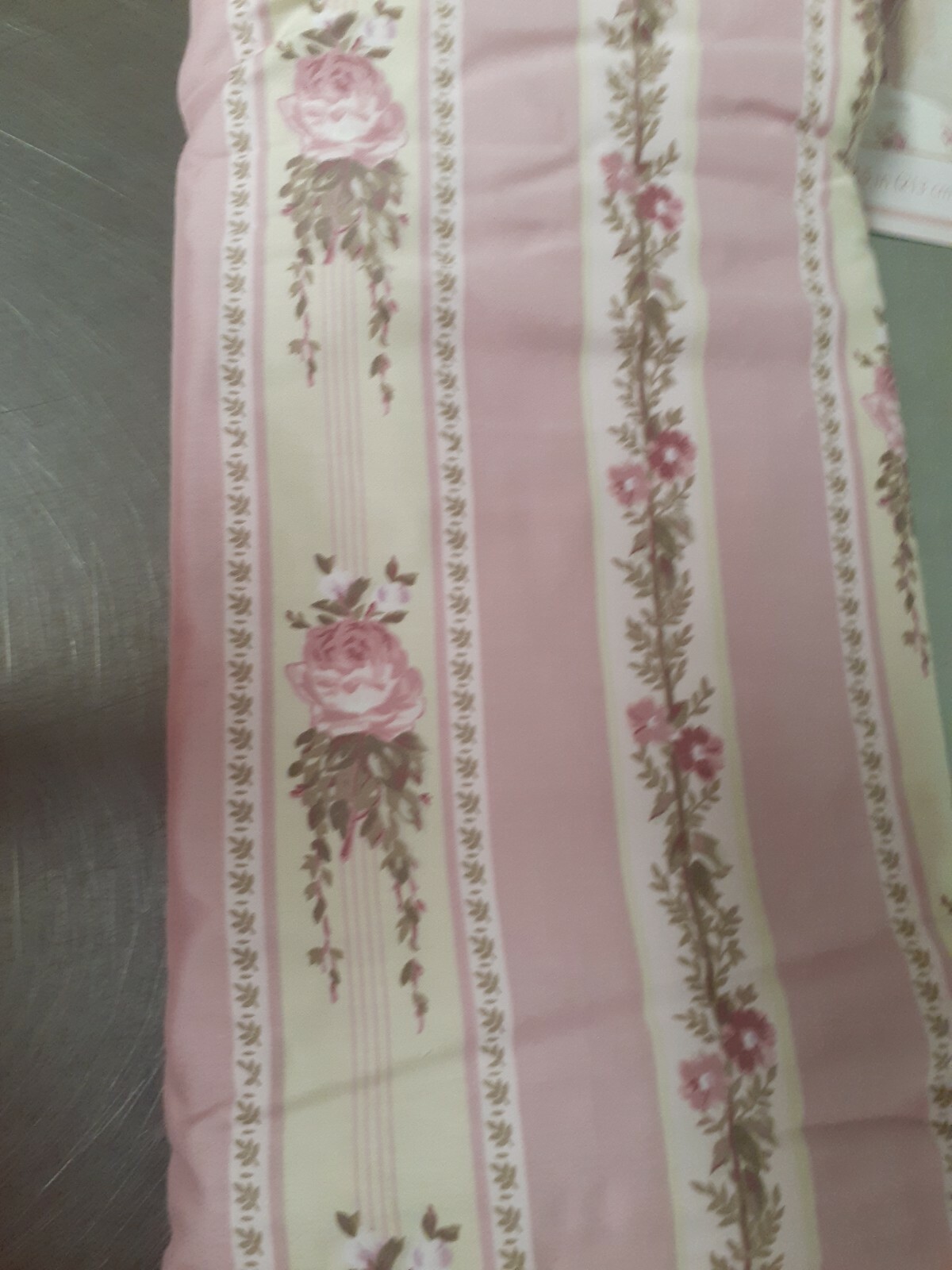 Cozy Cottage Timeless Roses-Lined Drapes & Valances-Boscov’s-PINK Sateen 84″