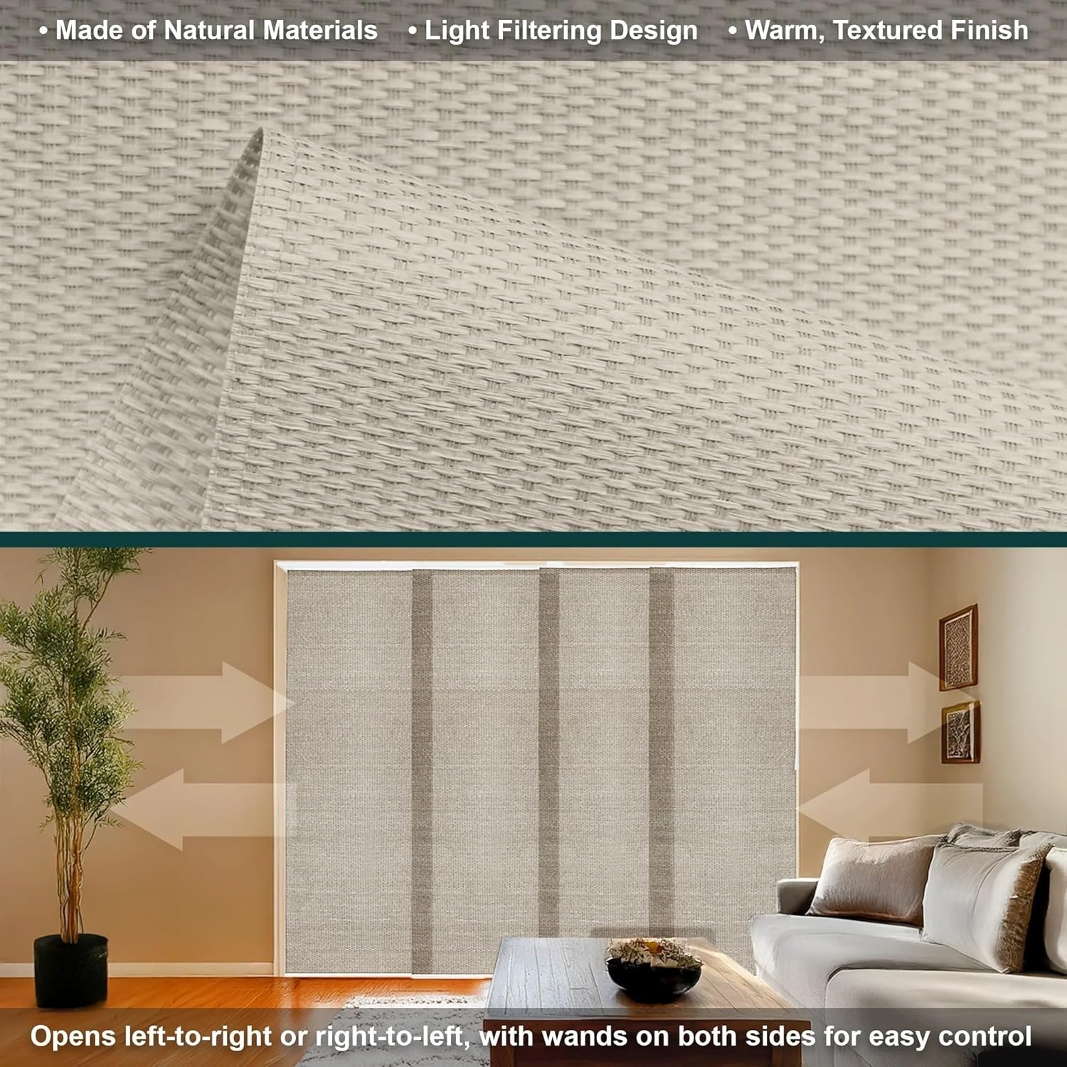 Room Divider Vertical Blinds Door Blinds For Sliding Glass Doors Small Space …