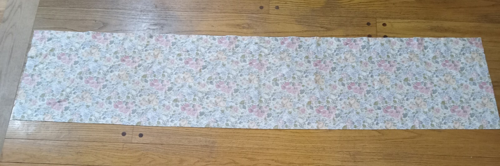 Vtg Laura Ashley Sycamore Quartet Pattern Blouson Gathered 18″x84″ Valance Panel
