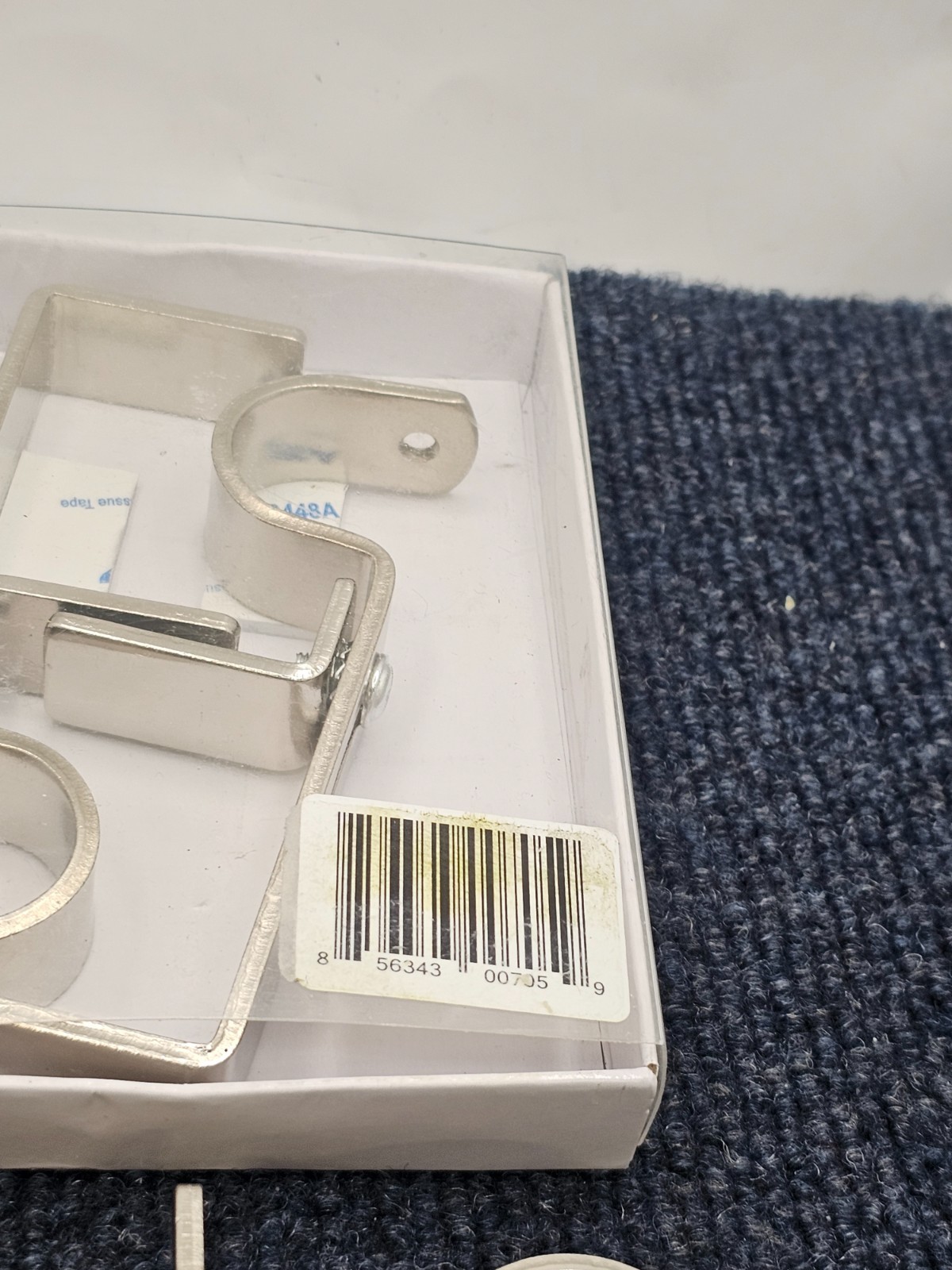 NoNo Bracket Curtain Bracket Attachment For Outside Mount Vertical Blinds Satin