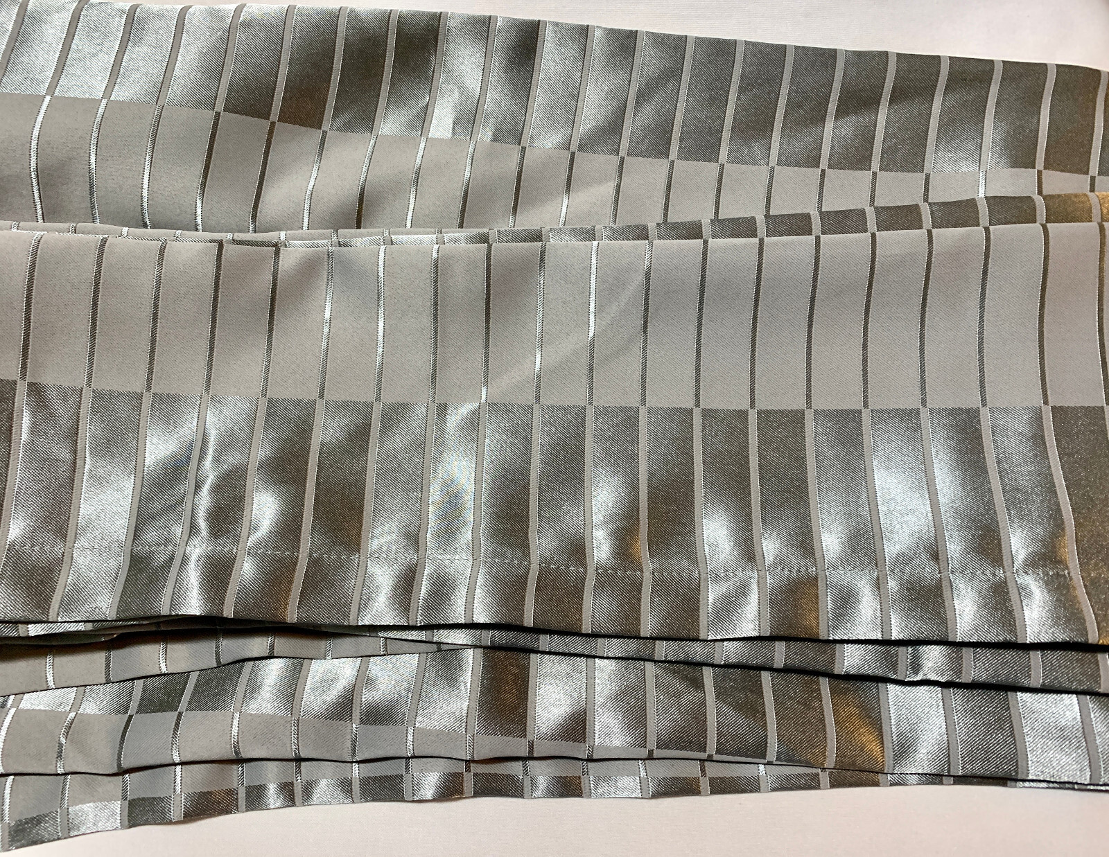 Five Panels JCP Studio Home Grommet Silver Gray Blackout Light Filtering 50″x84″