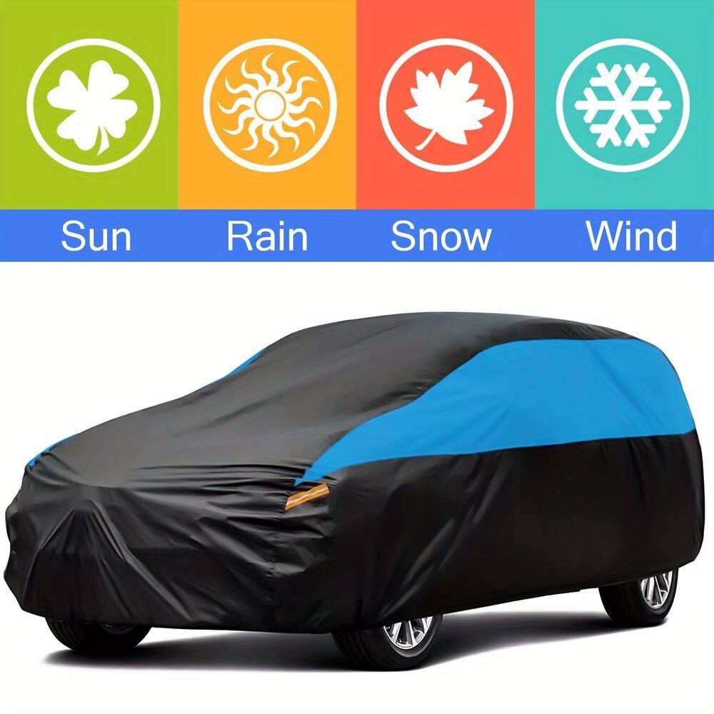 High Quality Scratch Resistant Complete SUV Car Cover, Snow and Rain Resistant
