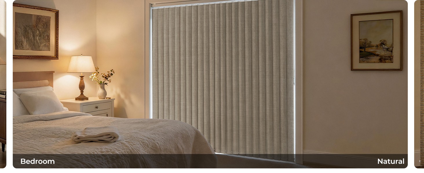 Vertical Blind Replacement Slats, 3.5×82.5 in, Grey | Blackout Material, 20