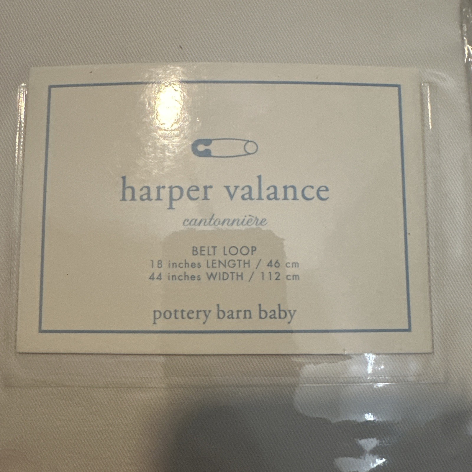 Pottery Barn Kids Harper Pink Stripe Window Valance 44 x 18” set of 5 NEW NIP