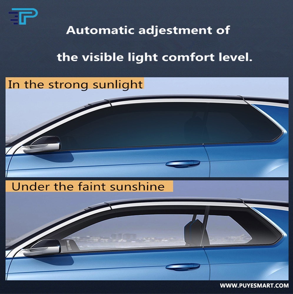 Photochromic film PY45, 99% UV protection,window film,0.5mx2m,car window film