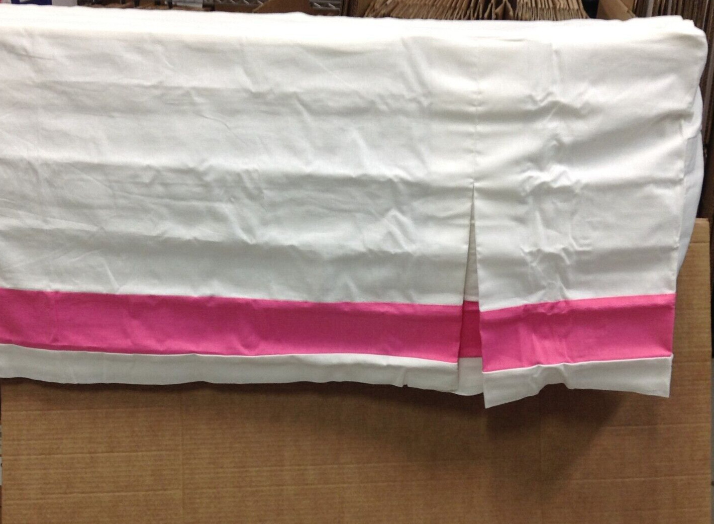 Pottery Barn Box Pleated Marissa Valance cornice Board drapes curtains panels BP
