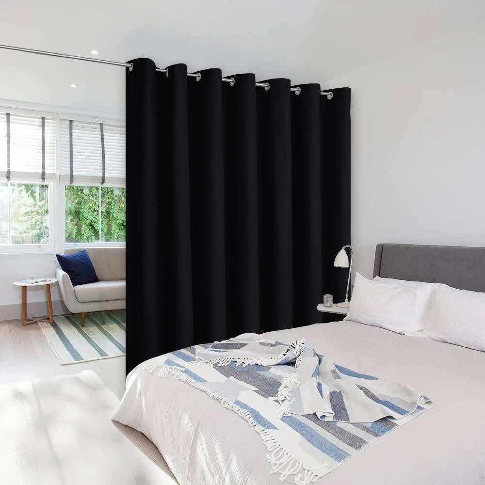 Lower Noise Room Divider Curtain Screen Partitions Blackout Sound Reducing