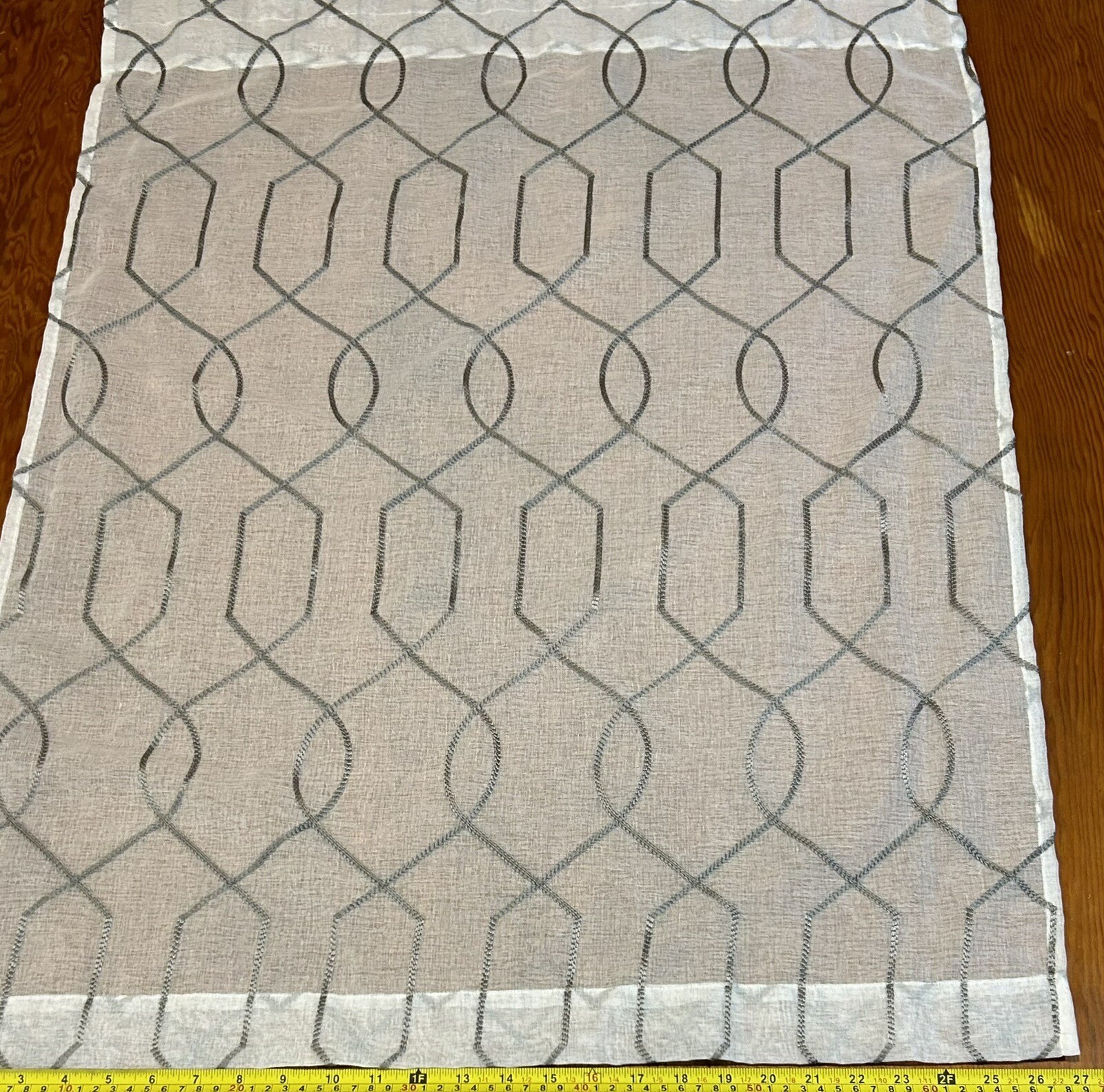 Printed Tiers and Valance 36″ 3-Piece Set, Multi, BCI Cotton, Recycled Polyester