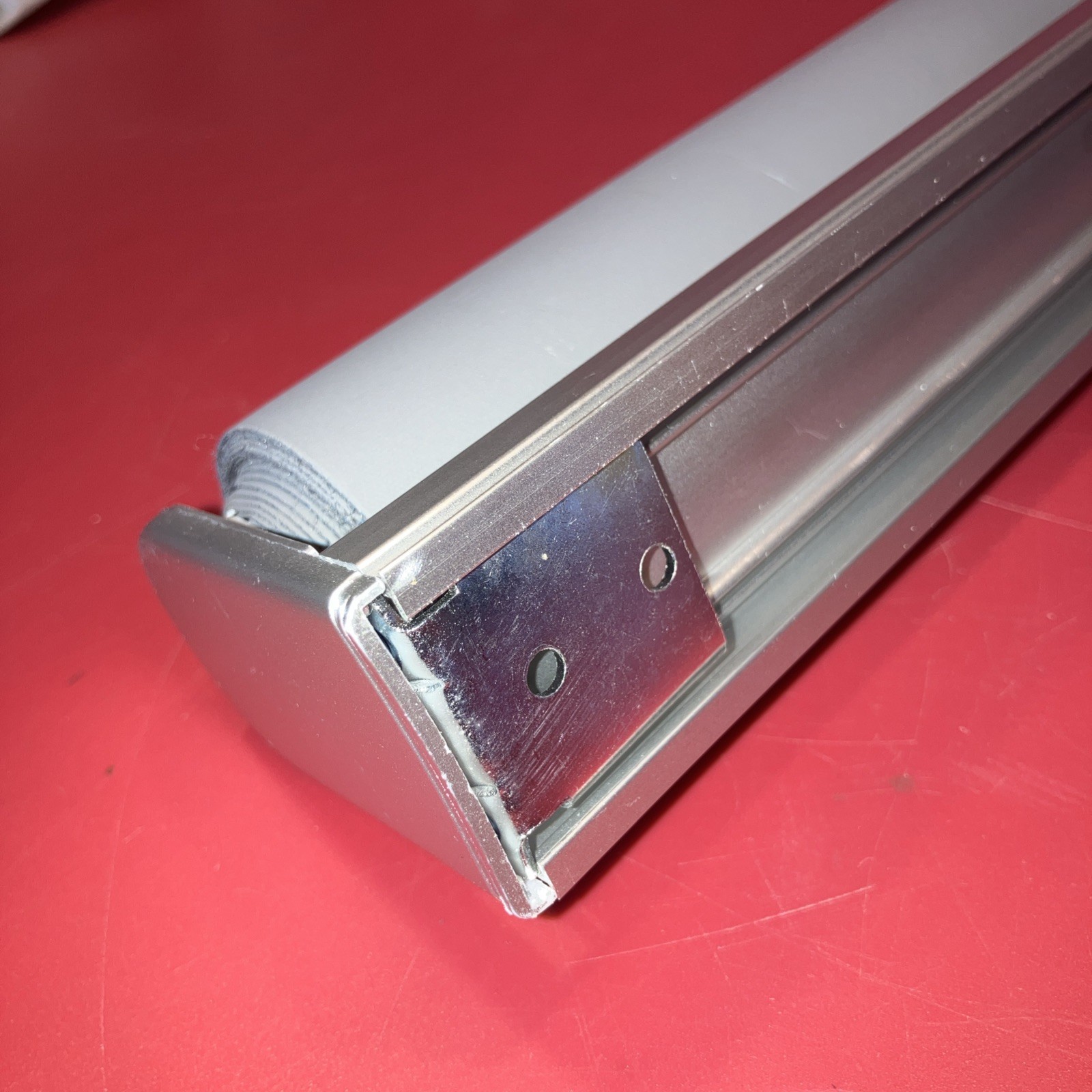 Gray Blackout Roller Shade Measures 61” Long And 13.5” Wide NO MOUNTING HARDWARE