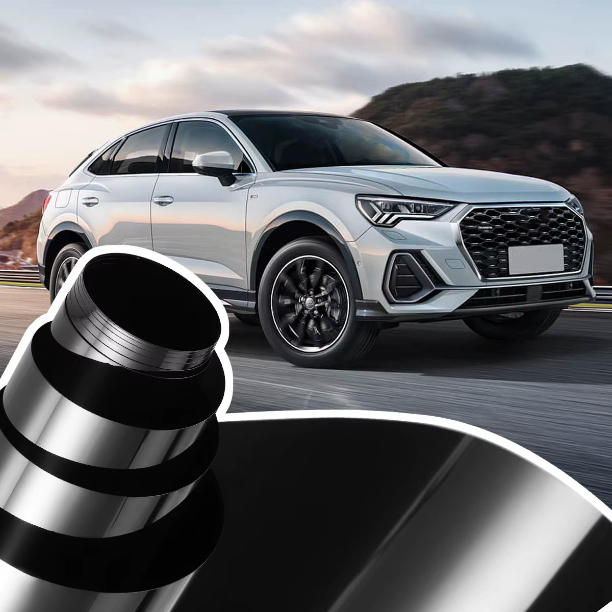 300CM Uncut Roll Window Tint Film Insulation Polarized Film Car Window Sunshade