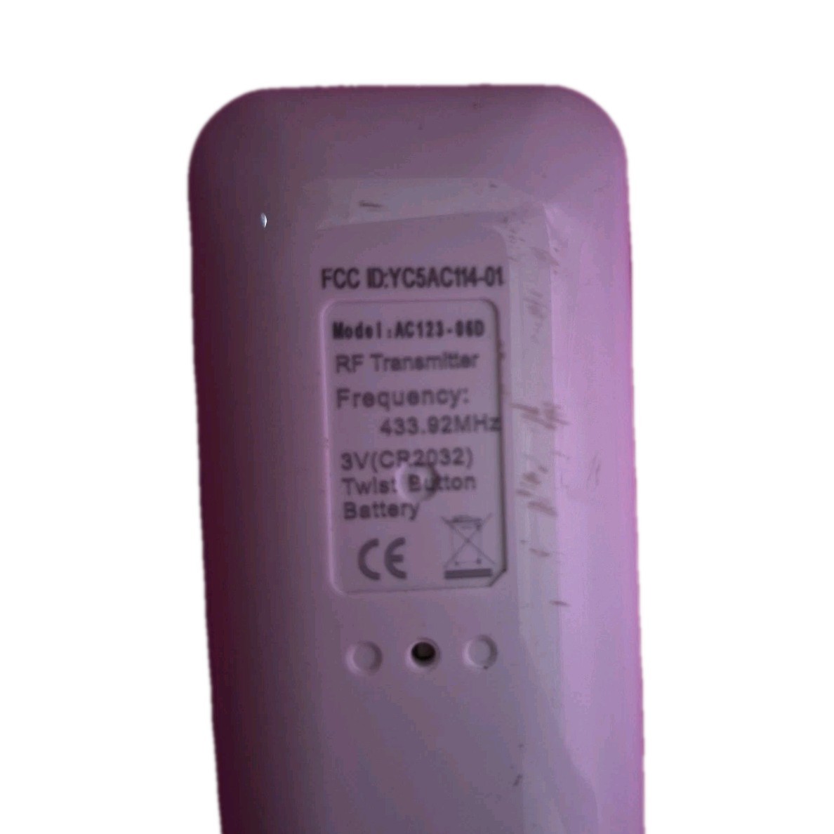 AC123-06D RF Transmitter, Blinds Remote Control Multi-Channel For AOK, Sortfle