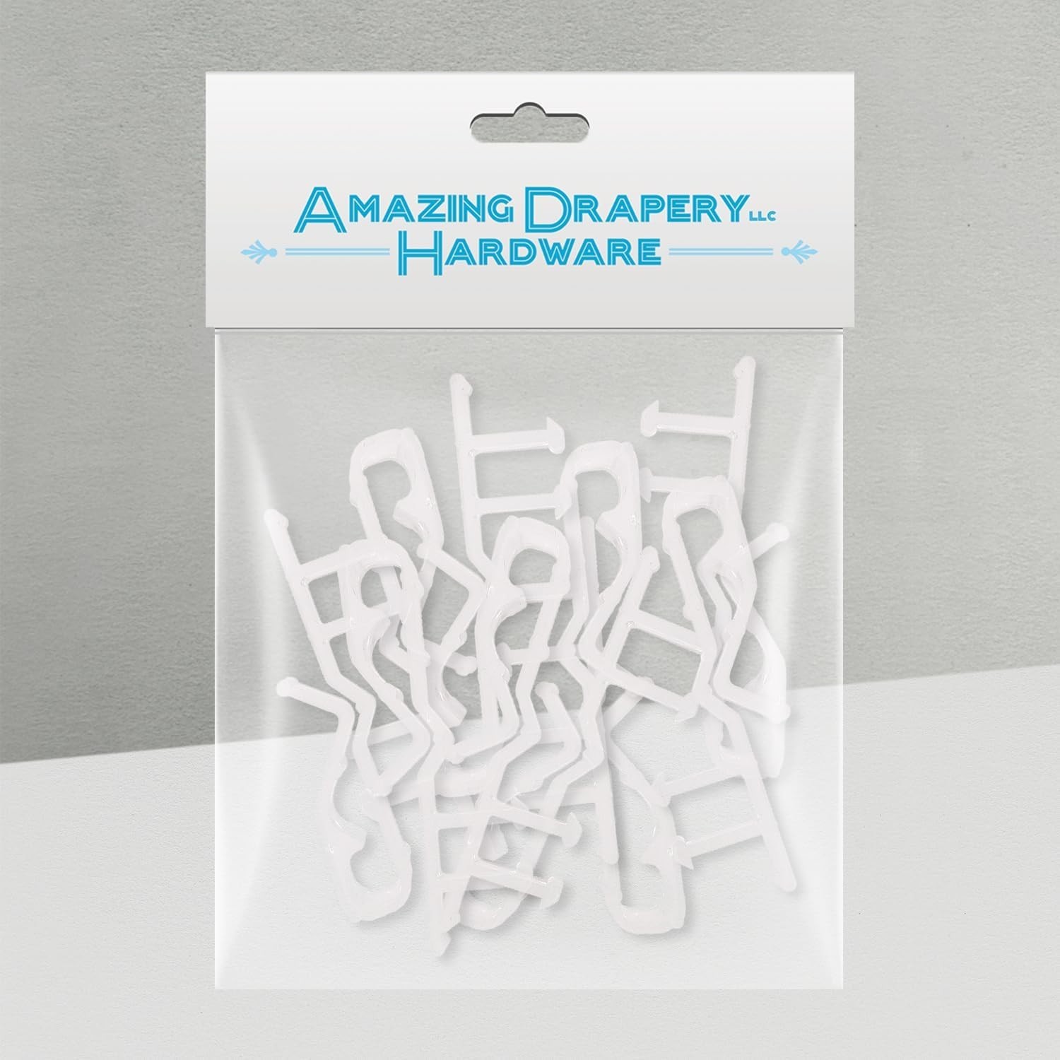 Versatile 10-Pack Clear Valance Clips – 2-Inch Plastic Brackets for Every Home