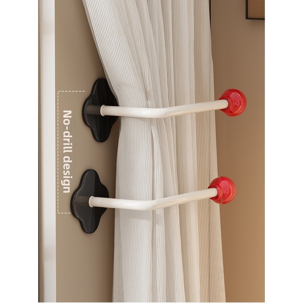 Organizer Accessory For Bathroom Use Curtain Hook Metal And Plastic Construction