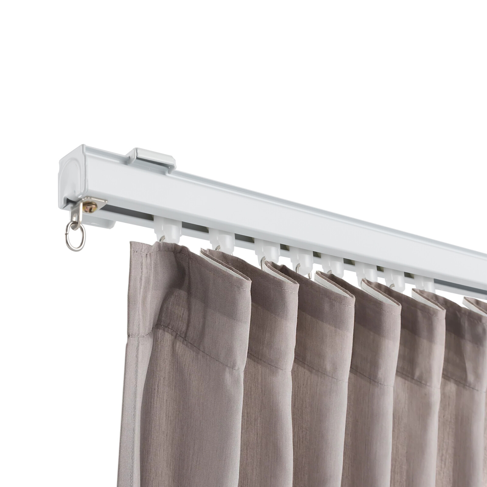 Adjustable Ceiling Mounted Curtain Track Rail Straight Slide Window Balcon