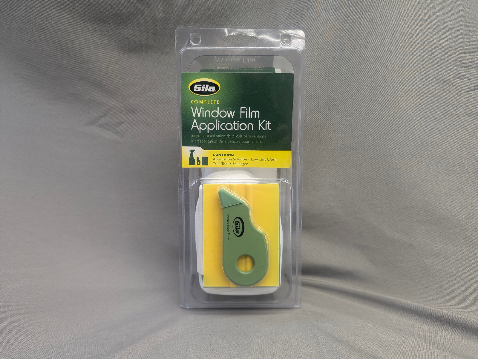 Gila Complete Window Film Application Kit Solution – Cloth – Trim Tool & Squeege