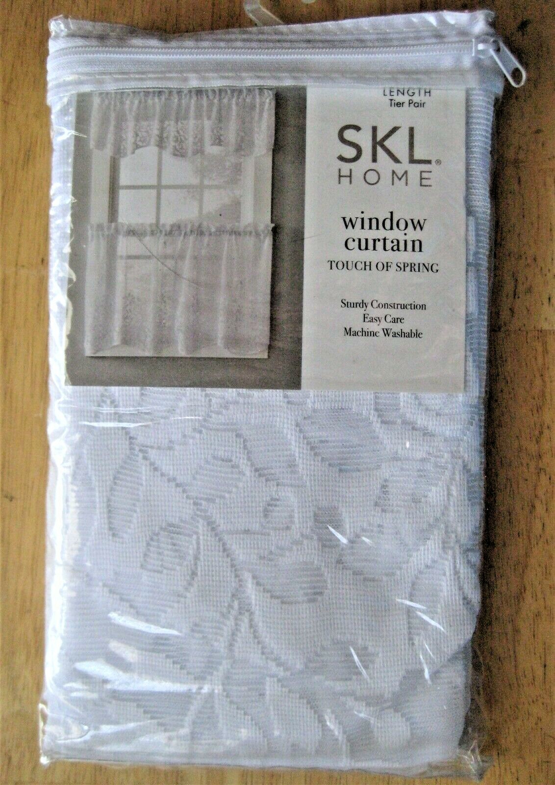SKL Home 36″ Window Curtain Tier Pair