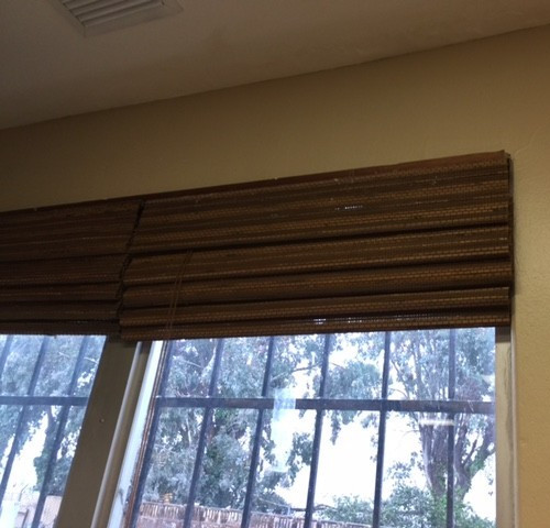 Bamboo Blinds, Light Filtering Corded Pull-Up Roman Shades