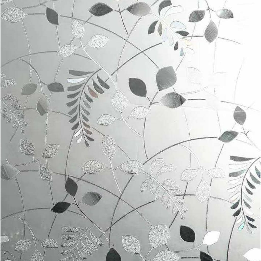 Home Window Film Privacy Static Cling Stained Glass Film Sticker Decoration NEW