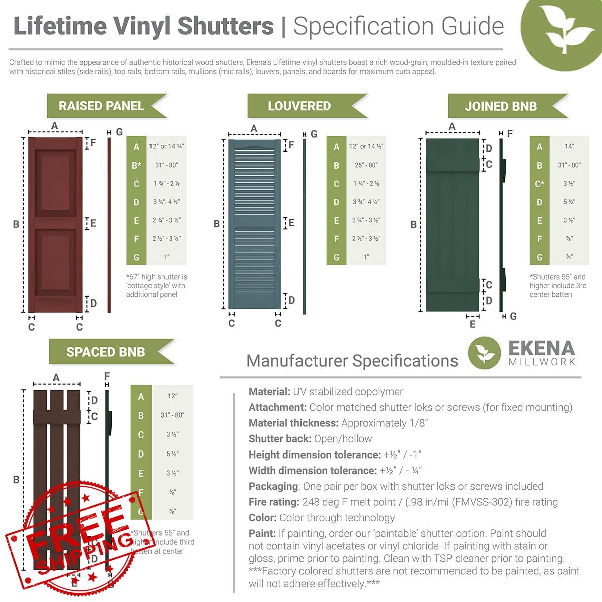 Ekena Millwork 3″ Shutter-Lok’s, Lifetime Vinyl, 12 Per Bag, Wineberry