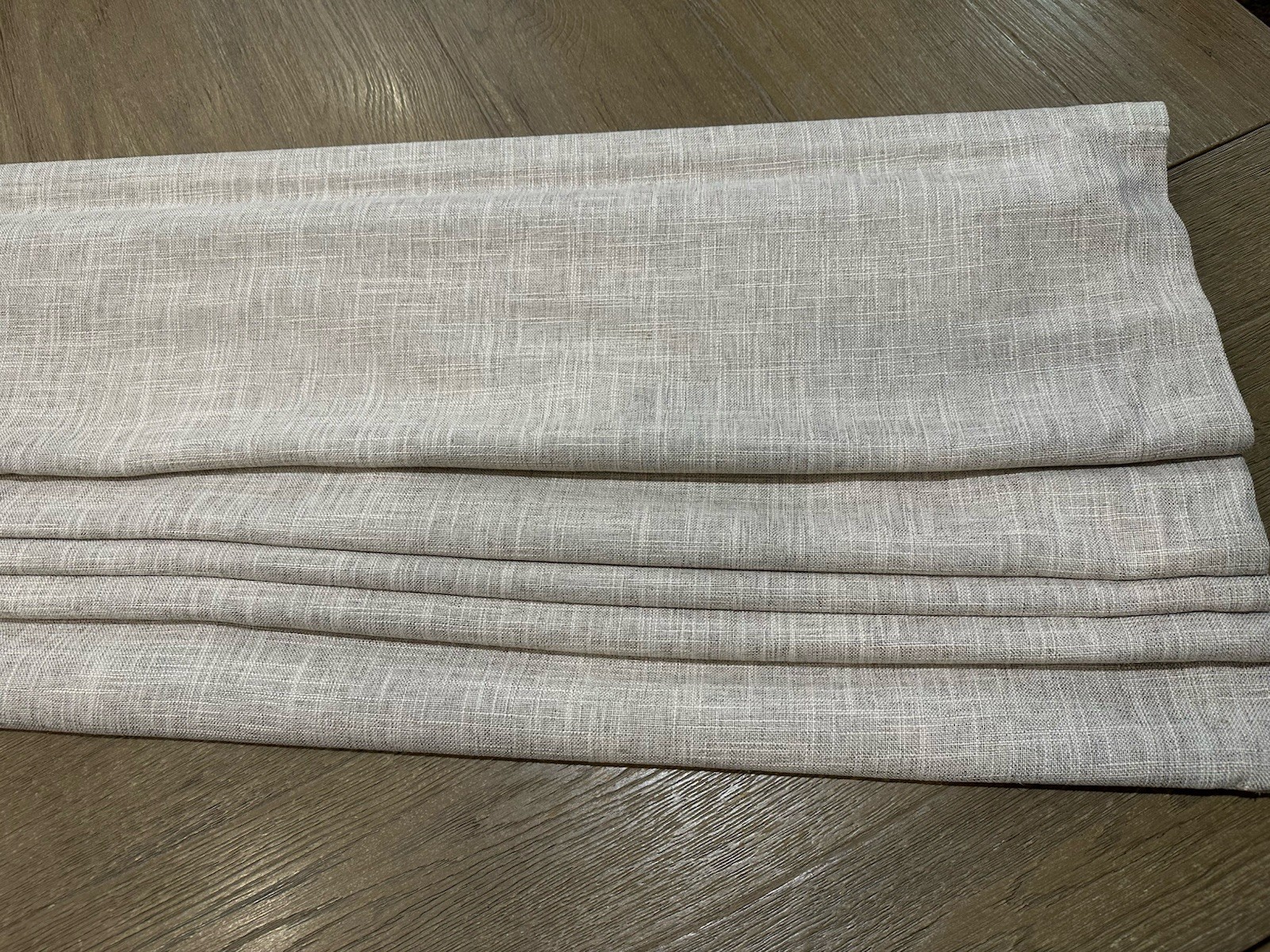West Elm Crossweave Roman Shade Color: nat flax 44×64 Replacement Hardware