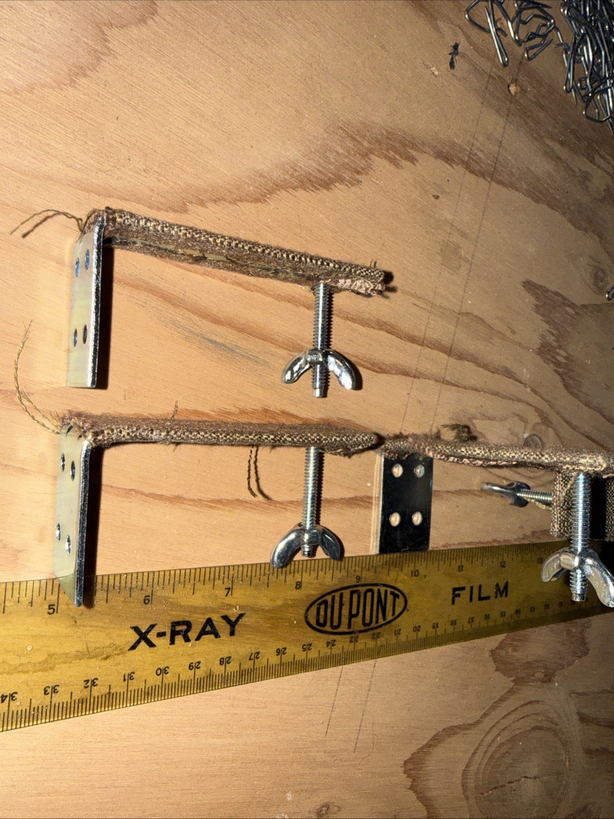 NY Bracket, 3” w/wingnut for Roman (or Other) Shades- Fabric WrappedNew Set Of 4