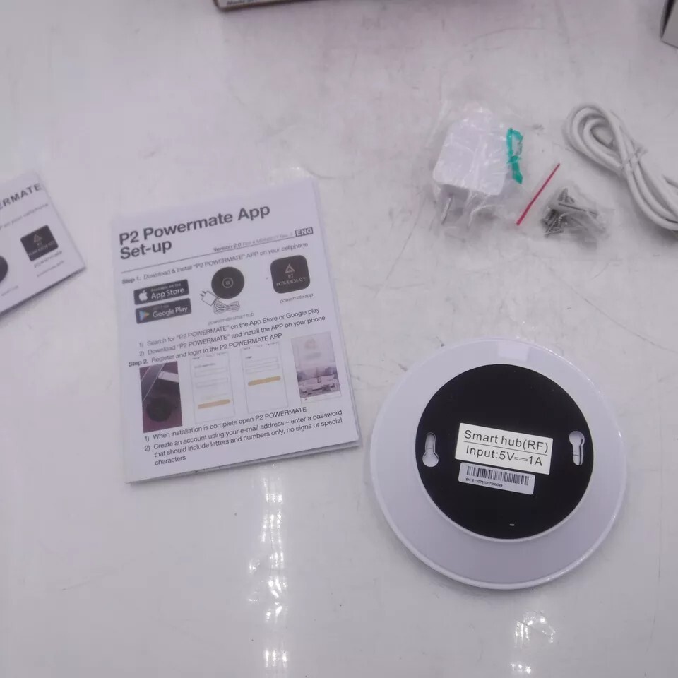 P2 Powermate Smart WiFi Hub for Power Window Blinds Shades White