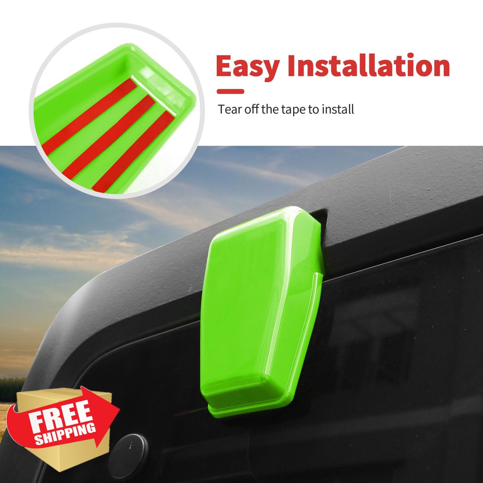 SQQP Tail Window Trim Green
