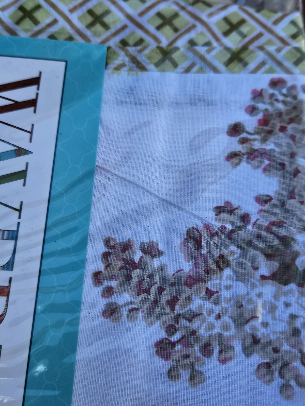 Waverly EMMA’S GARDEN Curtain Panel BLOSSOM Cottagecore Pink Rose Floral 52×84